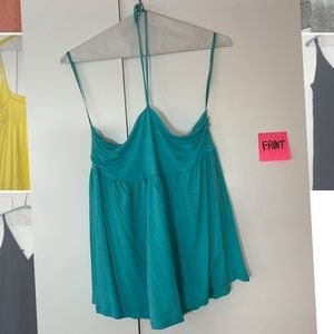 Cute and comfy teal halter tunic from the gap